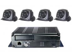 HD-360°-Vision-System mit 4 190°-Kameras